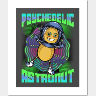 Psychedelic Astronut | Funny Astronomy Gifts | Astronomer Posters and Art